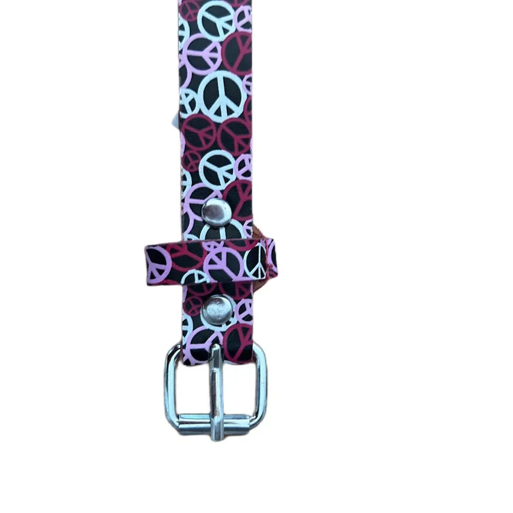 GIRLS PEACE BELT PINK SIZE S/M